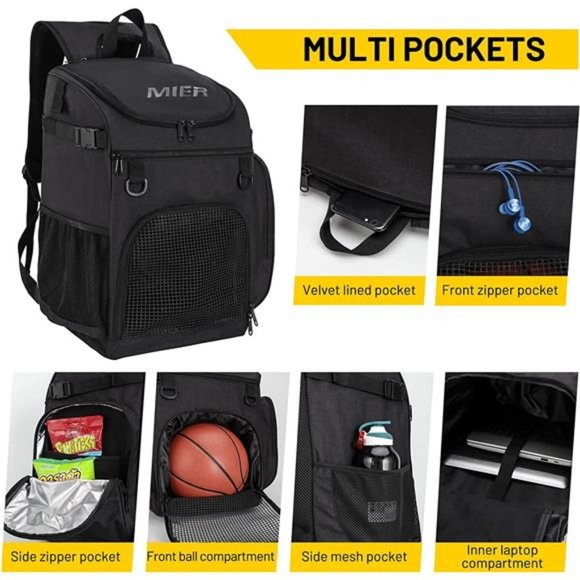 Bags Basketball Backpack Large Sports Bag For Men Women With Laptop